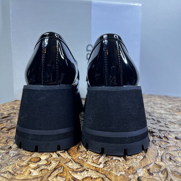 BP. Shilo Platform Loafer | Glitter and Patent Leather | Size 7.5 New with Box - Picture 5 of 6